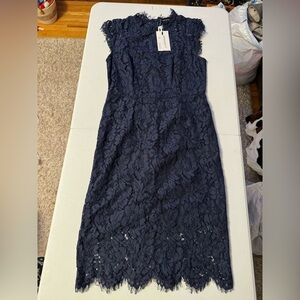 Merokeety navy blue dress NWT